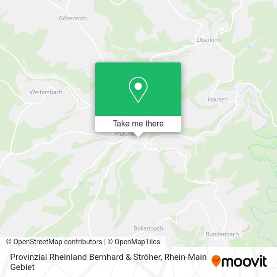 Карта Provinzial Rheinland Bernhard & Ströher