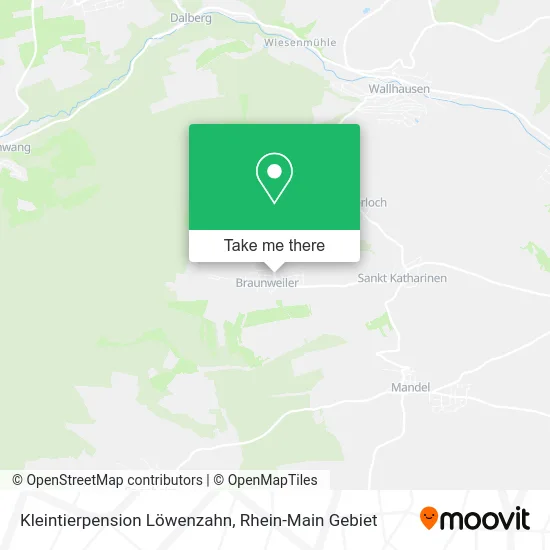 Карта Kleintierpension Löwenzahn