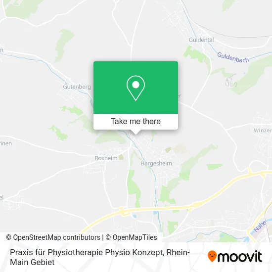 Карта Praxis für Physiotherapie Physio Konzept