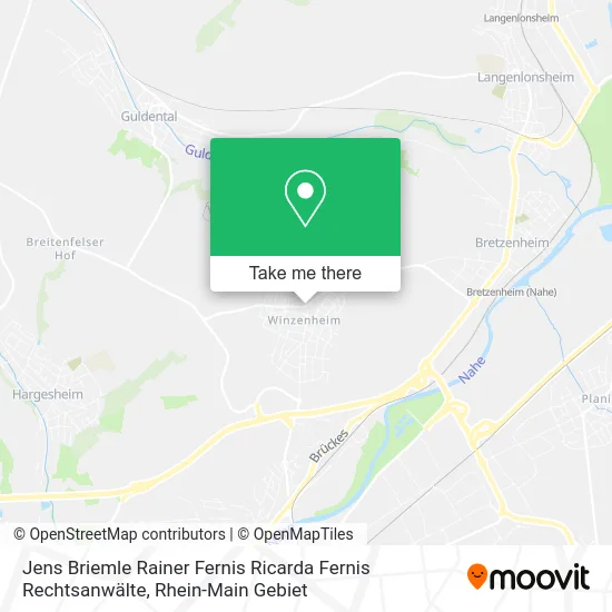 Jens Briemle Rainer Fernis Ricarda Fernis Rechtsanwälte map