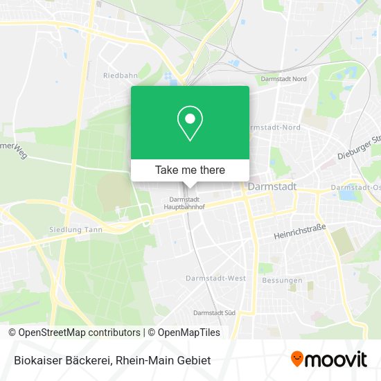 Карта Biokaiser Bäckerei