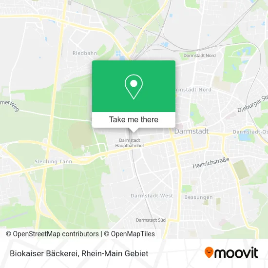 Карта Biokaiser Bäckerei