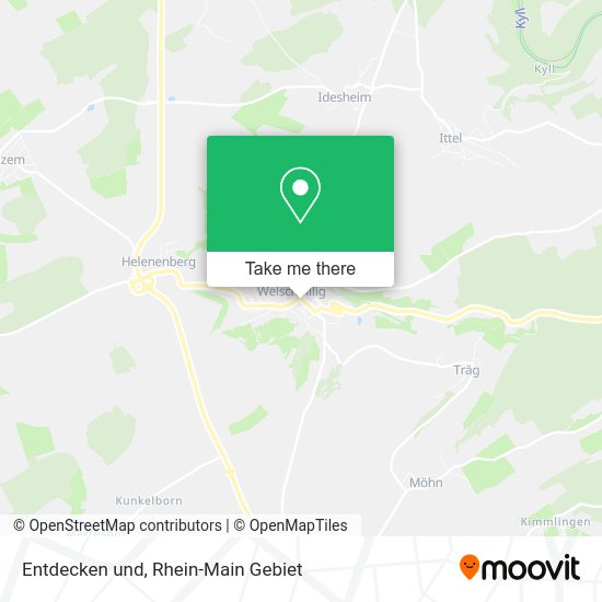 Карта Entdecken und