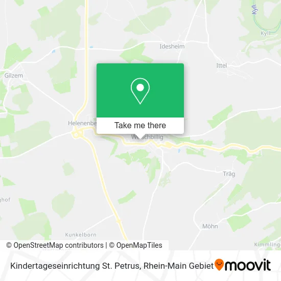 Карта Kindertageseinrichtung St. Petrus