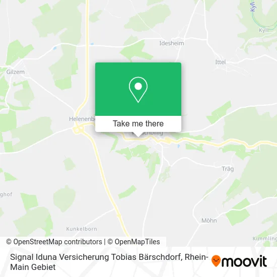 Карта Signal Iduna Versicherung Tobias Bärschdorf