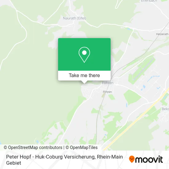 Карта Peter Hopf - Huk-Coburg Versicherung