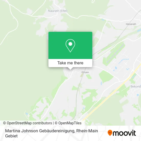 Карта Martina Johnson Gebäudereinigung