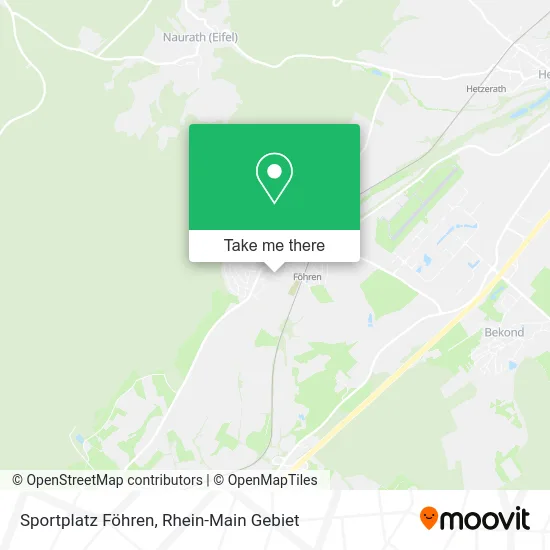 Карта Sportplatz Föhren