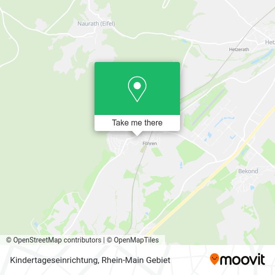 Карта Kindertageseinrichtung