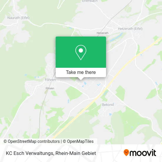 Карта KC Esch Verwaltungs