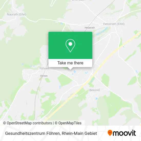 Карта Gesundheitszentrum Föhren