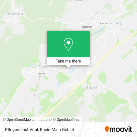 Карта Pflegedienst Vital