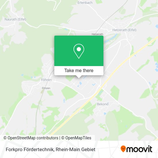 Карта Forkpro Fördertechnik