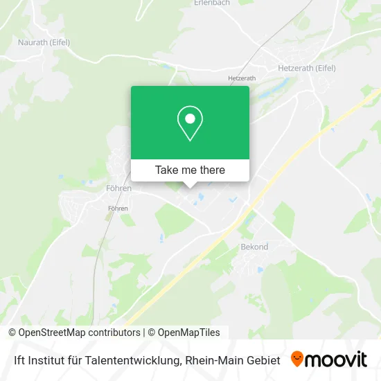 Карта Ift Institut für Talententwicklung