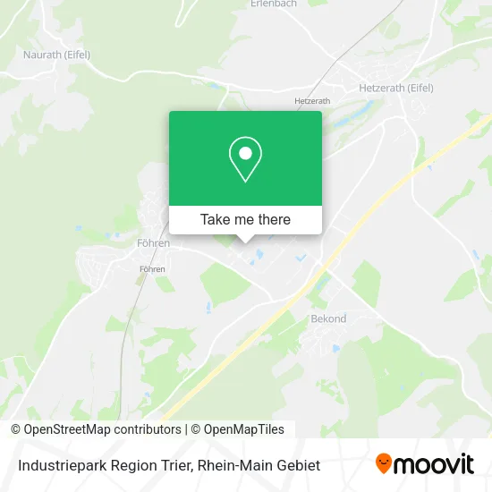 Карта Industriepark Region Trier