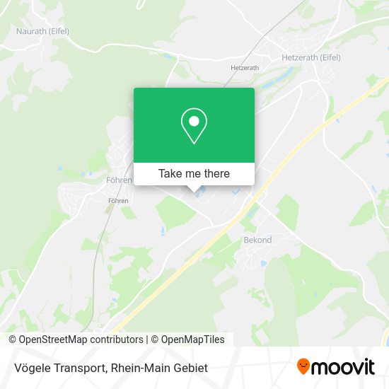 Карта Vögele Transport