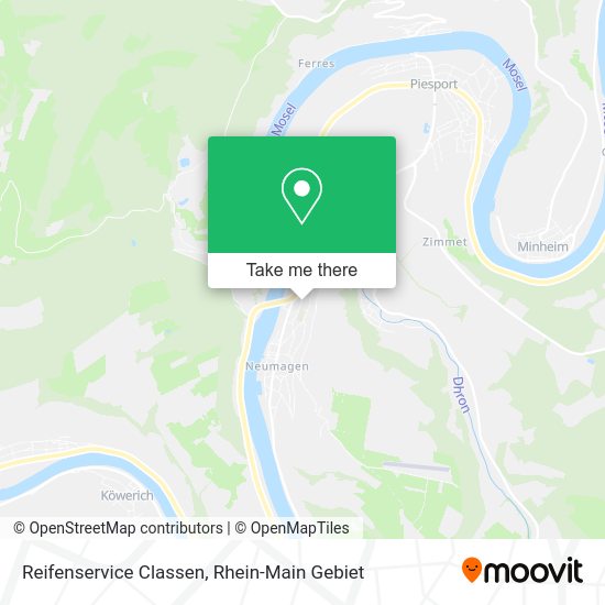Карта Reifenservice Classen