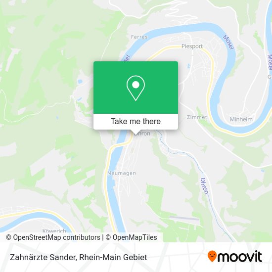 Карта Zahnärzte Sander