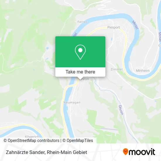 Карта Zahnärzte Sander