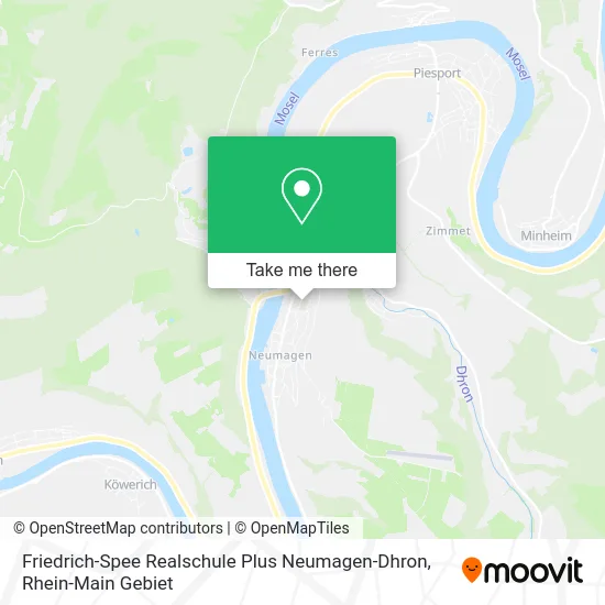 Карта Friedrich-Spee Realschule Plus Neumagen-Dhron