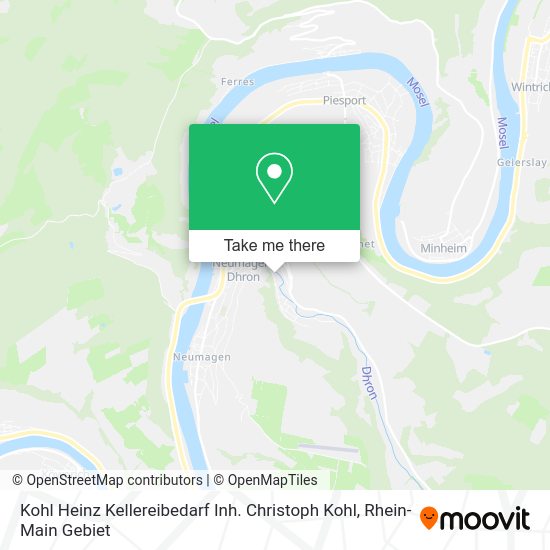 Карта Kohl Heinz Kellereibedarf Inh. Christoph Kohl