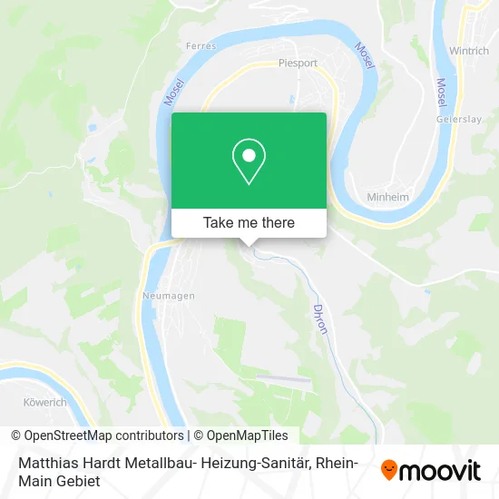 Карта Matthias Hardt Metallbau- Heizung-Sanitär