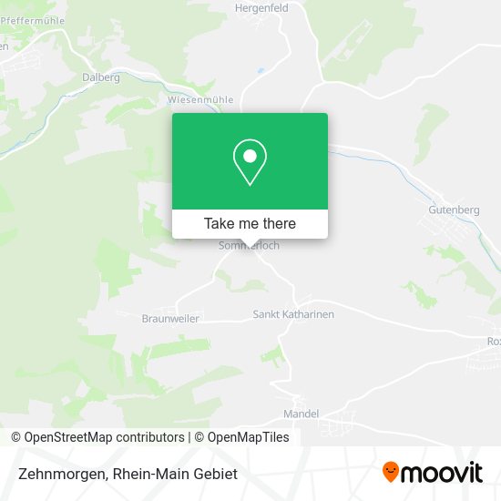 Карта Zehnmorgen