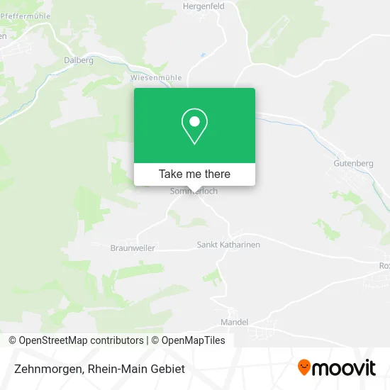 Карта Zehnmorgen
