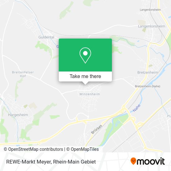 Карта REWE-Markt Meyer