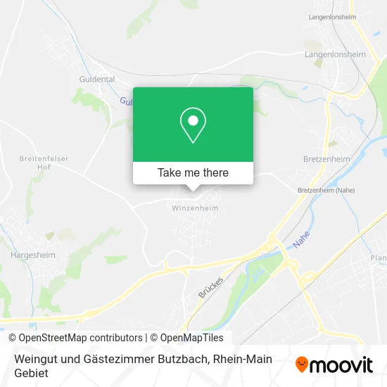 Карта Weingut und Gästezimmer Butzbach