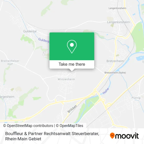 Карта Bouffleur & Partner Rechtsanwalt Steuerberater