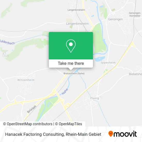 Карта Hanacek Factoring Consulting
