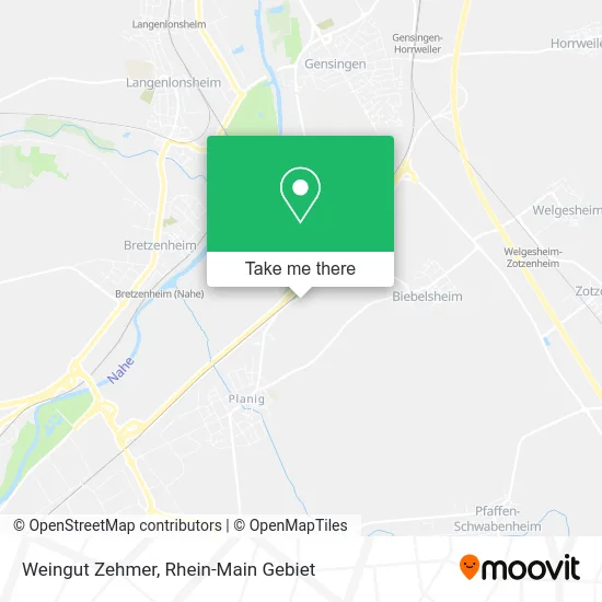 Карта Weingut Zehmer