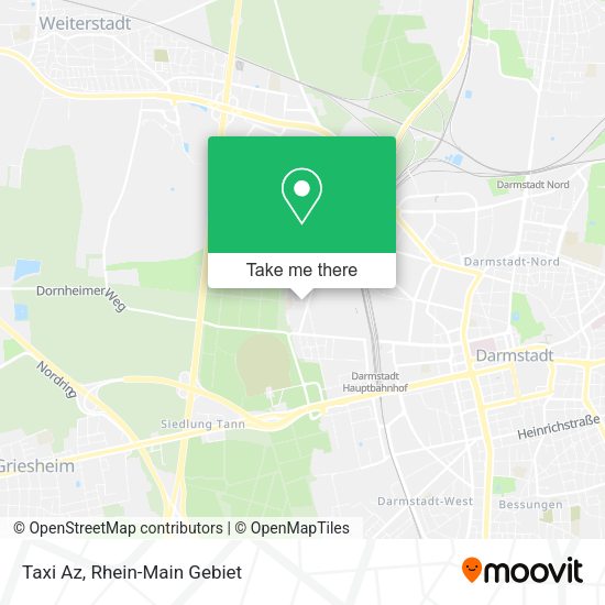 Карта Taxi Az