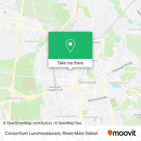 Consortium Lunchrestaurant map