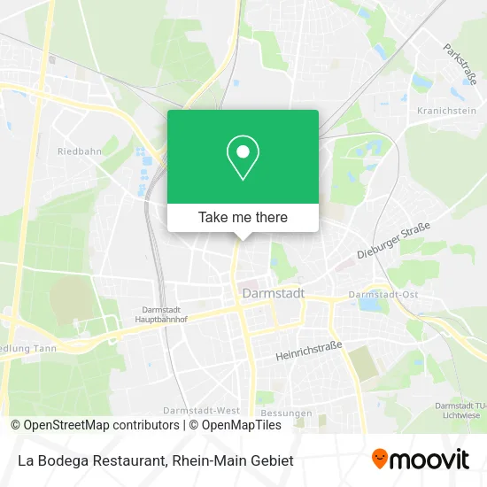 Карта La Bodega Restaurant