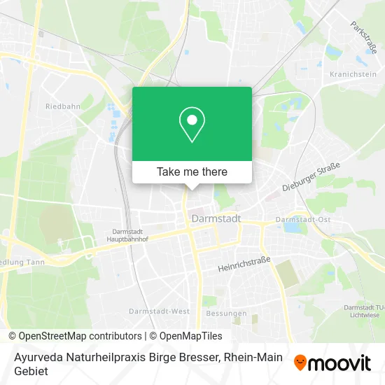 Карта Ayurveda Naturheilpraxis Birge Bresser