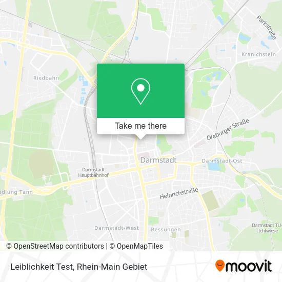 Карта Leiblichkeit Test