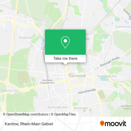 Kantine map