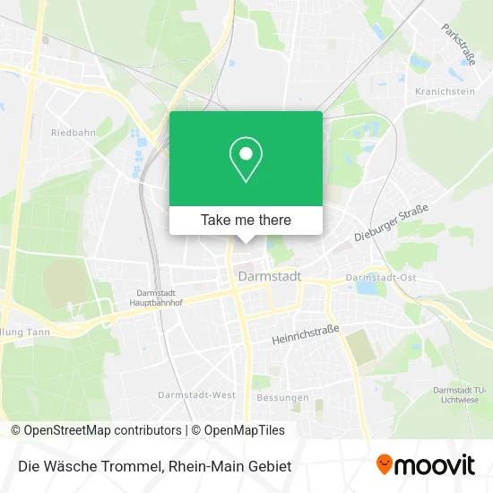 Карта Die Wäsche Trommel