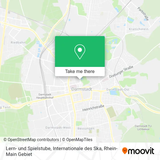 Lern- und Spielstube, Internationale des Ska map