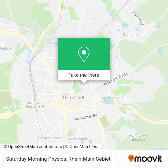 Карта Saturday Morning Physics