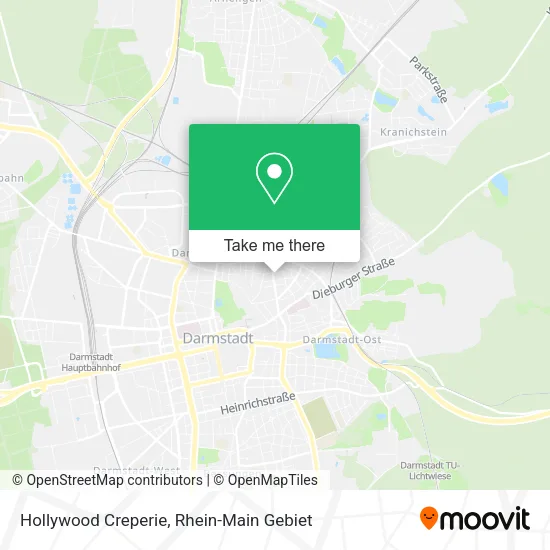 Карта Hollywood Creperie