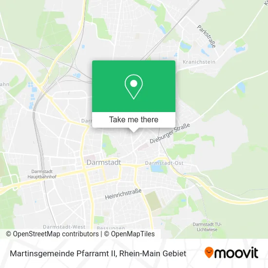 Карта Martinsgemeinde Pfarramt II