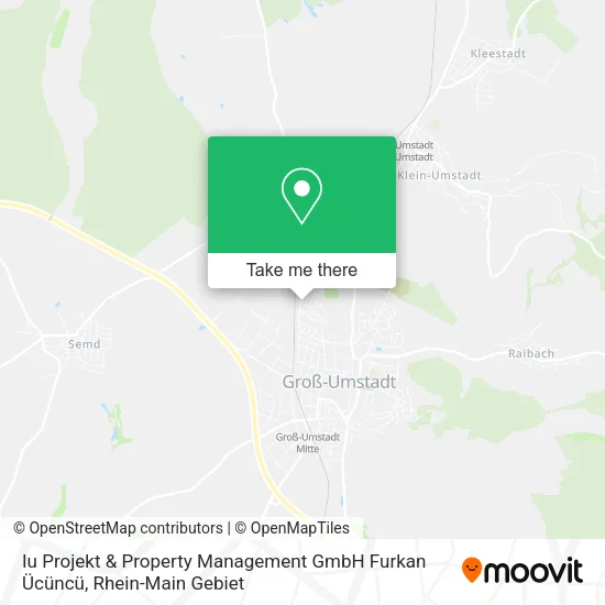 Карта Iu Projekt & Property Management GmbH Furkan Ücüncü