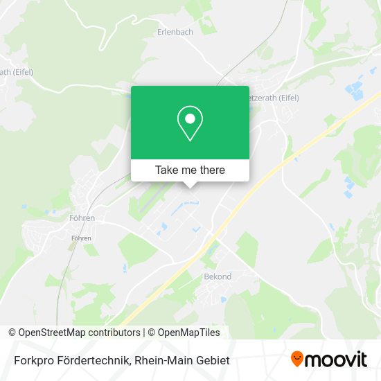 Карта Forkpro Fördertechnik