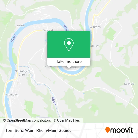 Карта Tom Benz Wein