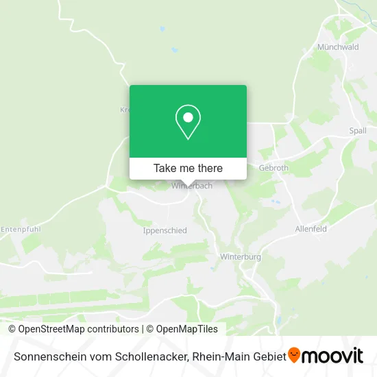 Карта Sonnenschein vom Schollenacker