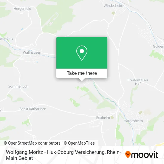 Карта Wolfgang Moritz - Huk-Coburg Versicherung