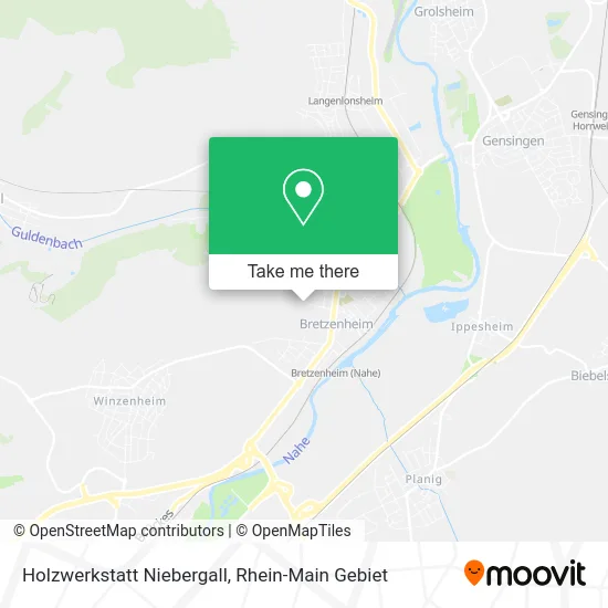 Карта Holzwerkstatt Niebergall